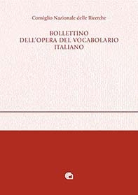 Bollettino dell'Opera del Vocabolario Italiano