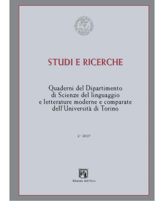 Quaderno n° 2 del Dipartimento di Scienze del linguaggio