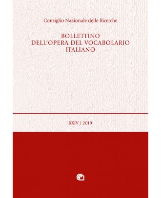 Bollettino dell'Opera del Vocabolario italiano - 24