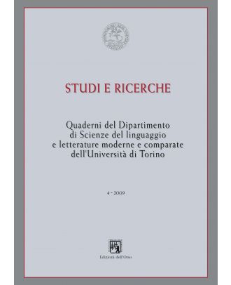 Quaderno n° 4 del Dipartimento di Scienze del linguaggio