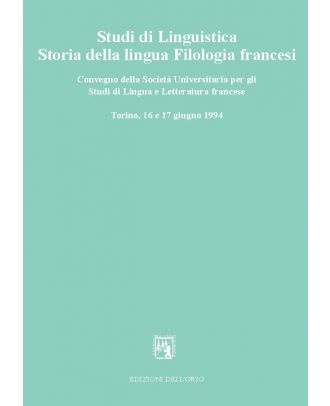 Studi di Linguistica Storia della lingua Filologia francesi