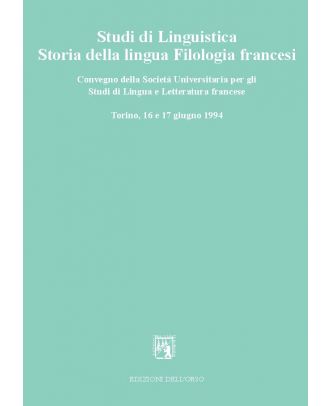 Studi di Linguistica Storia della lingua Filologia francesi