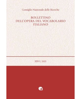 Bollettino dell'Opera del Vocabolario italiano - 26