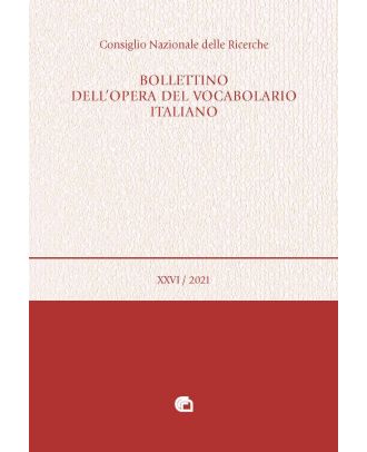 Bollettino dell'Opera del Vocabolario italiano - 26