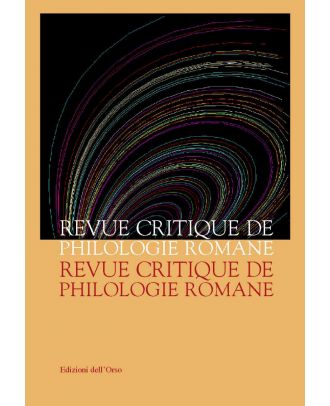 Revue Critique de Philologie Romane - 21