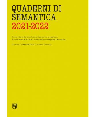 Quaderni di Semantica 07-08 (2021-2022) (Nuova serie)