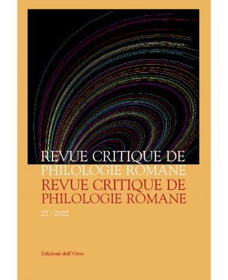 Revue Critique de Philologie Romane - 22