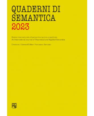 Quaderni di Semantica 09 (2023) (Nuova serie)