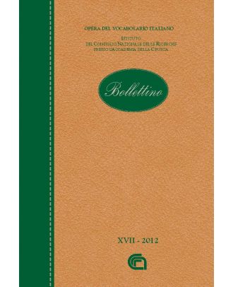 Bollettino dell'Opera del Vocabolario italiano - 17