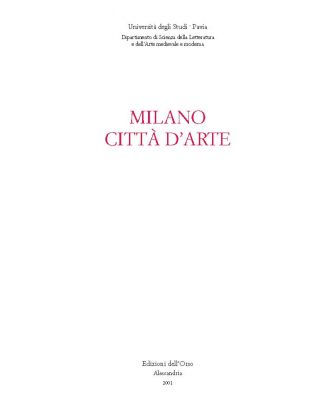 Milano città d’arte