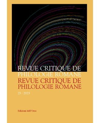 Revue Critique de Philologie Romane - 23