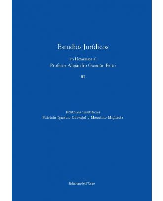 Estudios Jurídicos en Homenaje al Profesor Alejandro Guzmán Brito