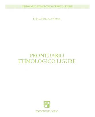 Prontuario etimologico ligure