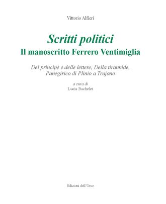Il manoscritto Ferrero Ventimiglia