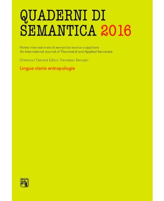Quaderni di Semantica 02-2016 (Nuova serie)
