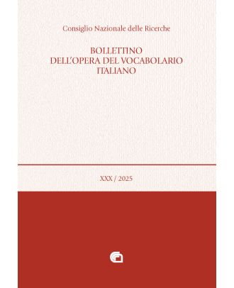 Bollettino dell'Opera del Vocabolario italiano - 30