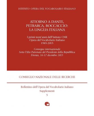 Bollettino dell'Opera del Vocabolario italiano - Supplemento 5