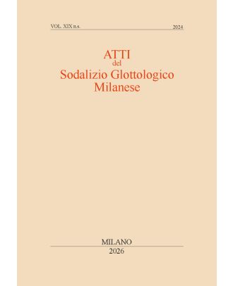 Atti del Sodalizio Glottologico Milanese - NS XIX-2024