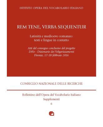 Bollettino dell'Opera del Vocabolario italiano - Supplemento 6