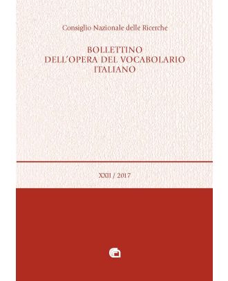 Bollettino dell'Opera del Vocabolario italiano - 22