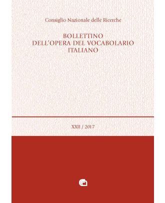 Bollettino dell'Opera del Vocabolario italiano - 22