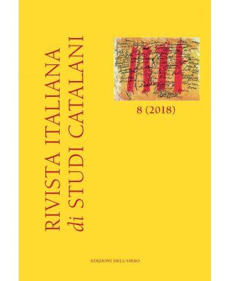Rivista italiana di studi catalani N. 8-2018