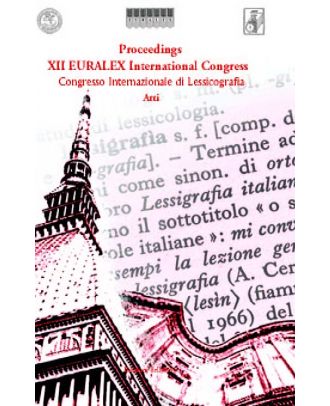 Atti del XII Congresso Internazionale di Lessicografia