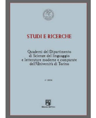 Quaderno n° 1 del Dipartimento di Scienze del linguaggio