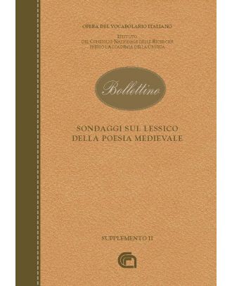 Sondaggi sul lessico della poesia medievale