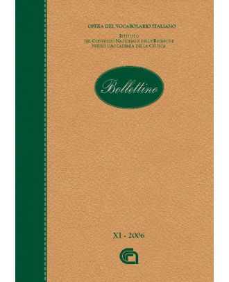 Bollettino dell'Opera del Vocabolario Italiano - 11