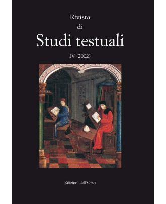 Rivista di studi testuali - IV