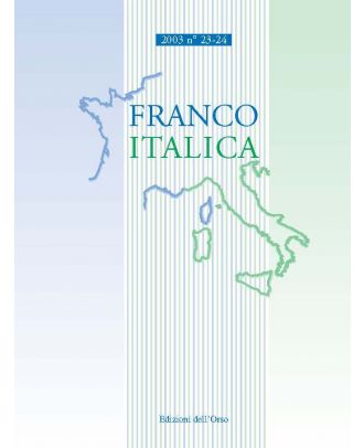 Franco-Italica NUOVA SERIE 33-34